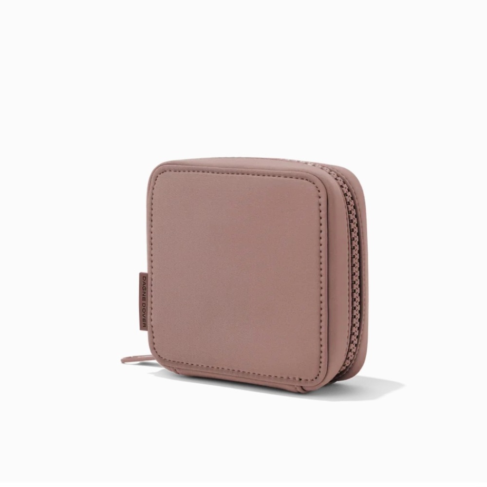 Dagne Dover Arlo Neoprene Tech Organizer Small in Dune